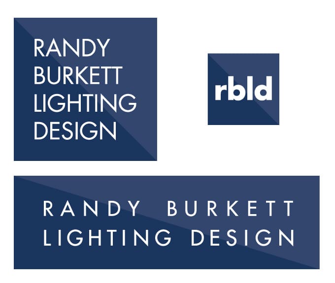 New Randy Burkett Lighting Design logo system